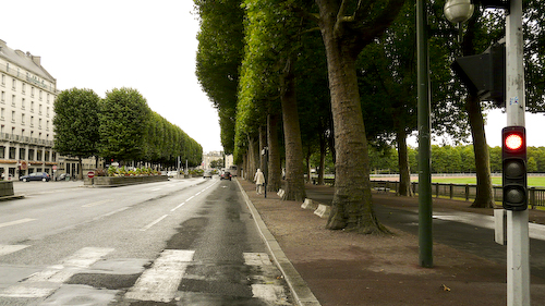 Caen circuit: along the Cours du Général de Gaulle