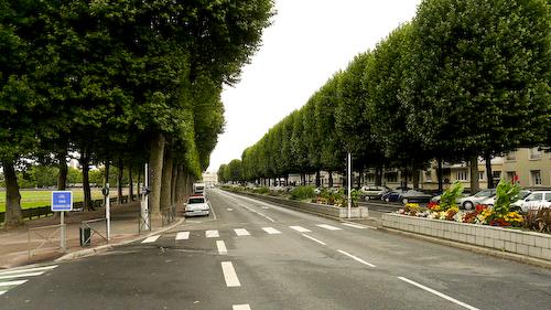Caen circuit: the short de Gaulle straight