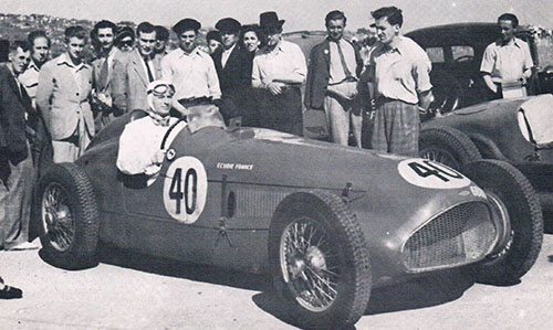 Eugène Chaboud, Delahaye 135S, 1947 Nimes GP