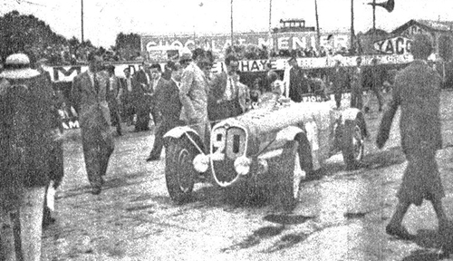 Laury Schell, Delahaye 135S, 1937 ACF GP