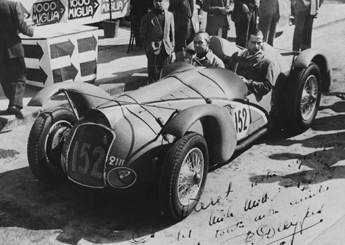Delahaye 145, 1938 Mille Miglia