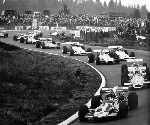1st lap, 1970 Eifelrennen