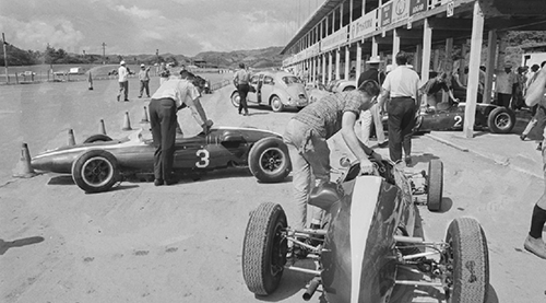 RevEm team pits, 1962 Puerto Rico GP