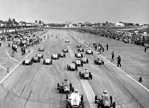 Start of the race, 1960 Cuban GP