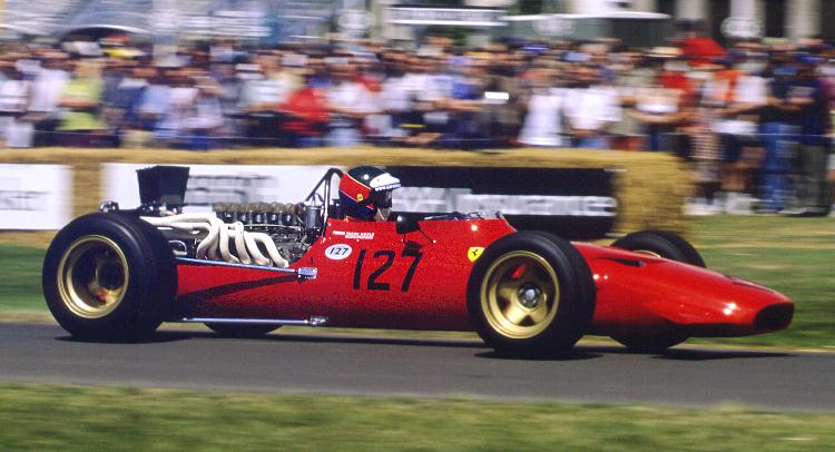  the Tasman Ferrari 246 which looked very agile up the hill 