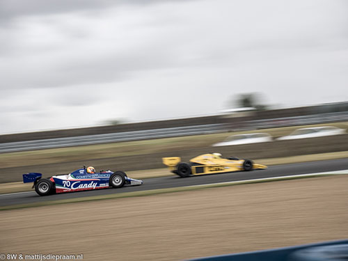 Loïc Deman, Tyrrell 010, Christian Perrier, ATS HS1, 2017 Grand Prix de France Historique