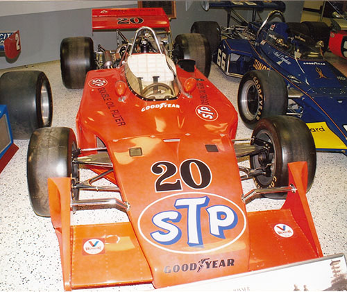 Gordon Johncock, winning car replica, Indianapolis 1973