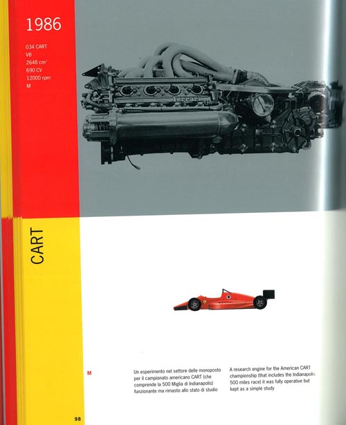Ferrari Indy engine