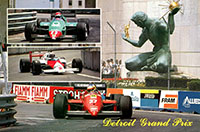 Michele Alboreto, Ferrari 156/85, Eddie Cheever, Alfa Romeo 185T, Alain Prost, McLaren-TAG Porsche MP4/2B