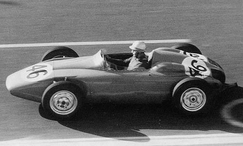 Hans Herrmann, Behra Porsche, 1959 Cupe de Vitesse at Reims