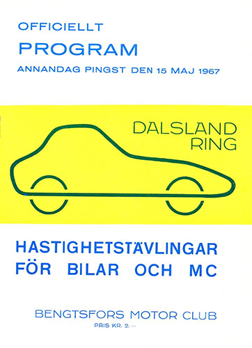 Dalsland poster, May 15, 1967