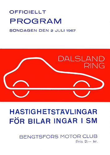 Dalsland poster, July 2, 1967