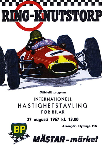 Knutstorp poster, August 27, 1967