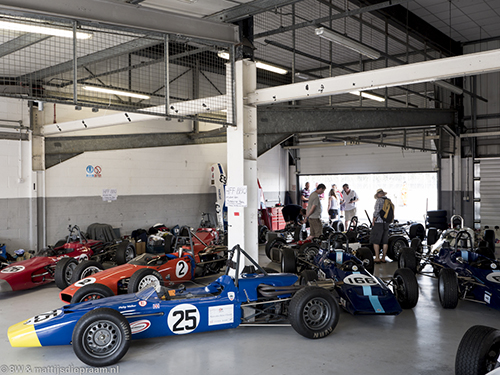 Formula Ford garages, Silverstone Classic 2013
