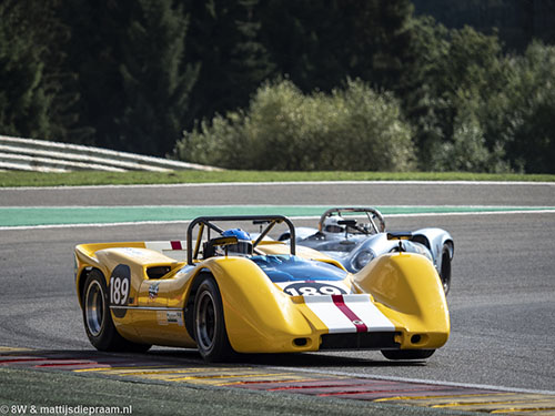 Max and Andrew Banks, McLaren M6B, 2018 Spa Six Hours