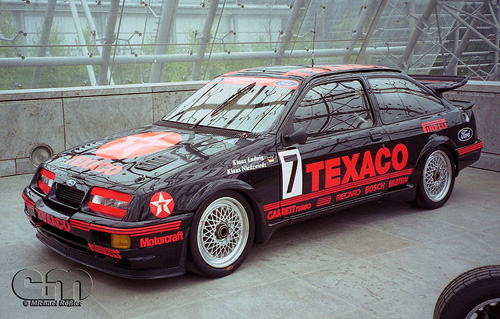 The Ludwig Niedzwiedz Sierra Cosworth on display at AMI Leipzig