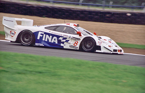 Soper in the Schnitzerrun BMW Motorsport McLaren F1GTR at Donington Park 