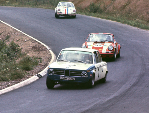  Glemser BMW 2002 Ti turbo and the Rolf Stommelen Georg Loos Porsche 911 