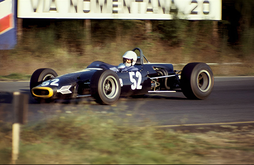 Max Mosley, Brabham BT23C, Vallelunga, 1968 Rome GP