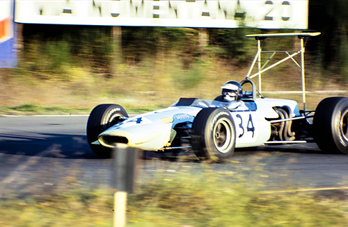 Peter Gethin, Brabham BT23C, Vallelunga, 1968 Rome GP