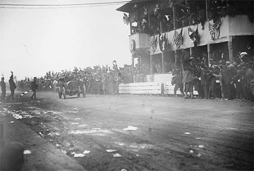 George Robertson, Glenn Etheridge, Locomobile, 1908 Vanderbilt Cup